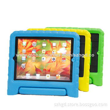 Leather case for iPad 2/3/4, stand function for viewing video or typing in multiple angles